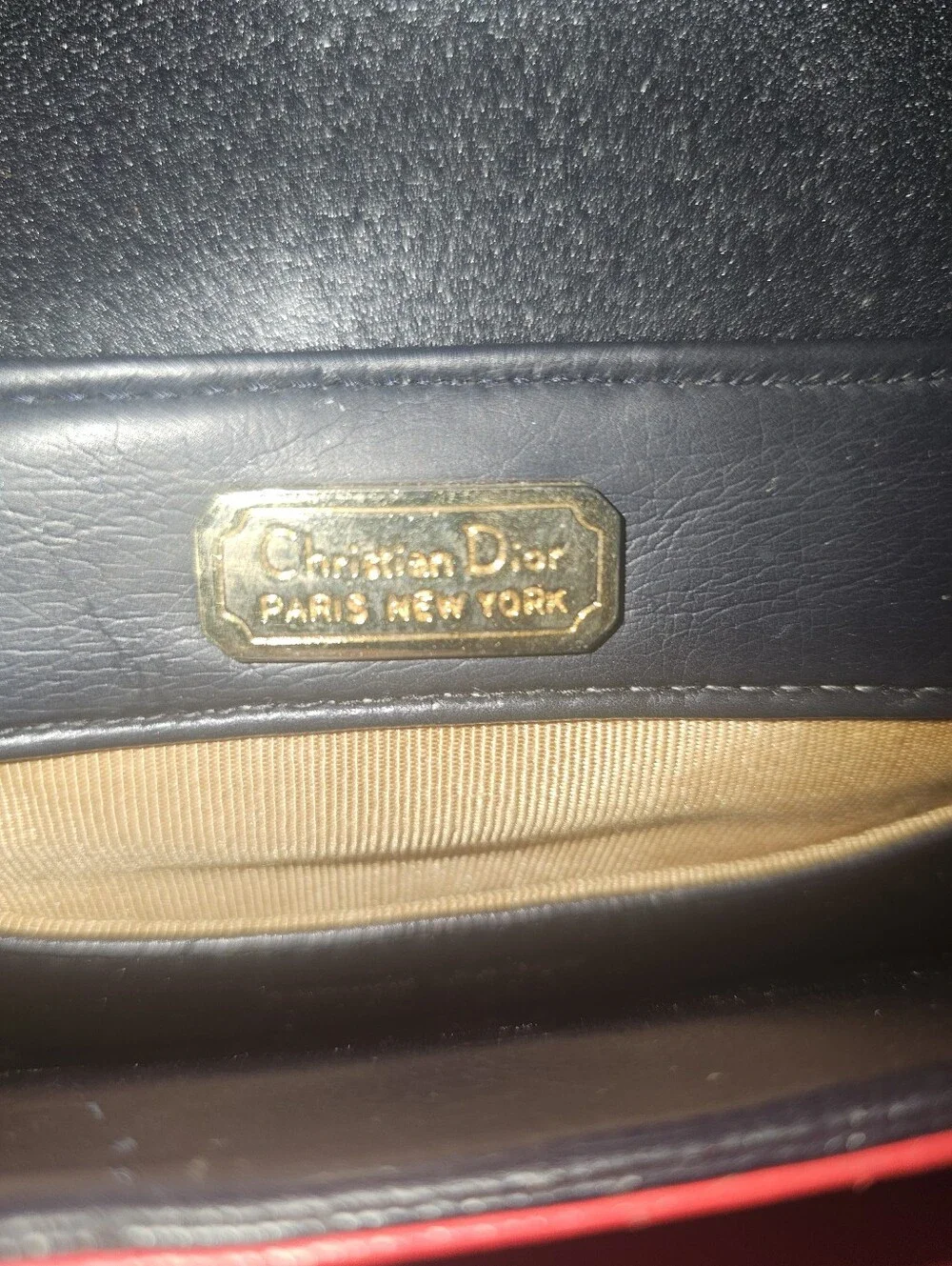 Vtg. Christian Dior Shoulder Purse - Picture 5 of 6